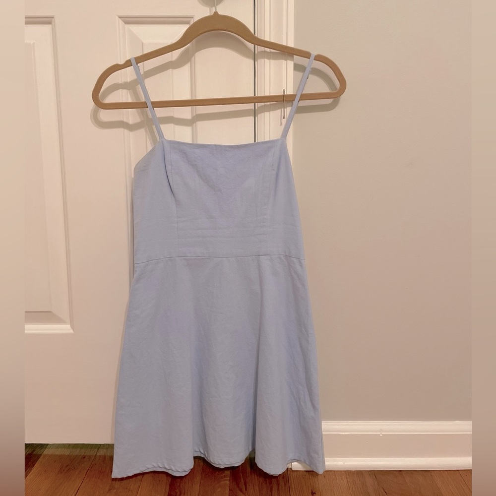 Baby Blue Mini Dress